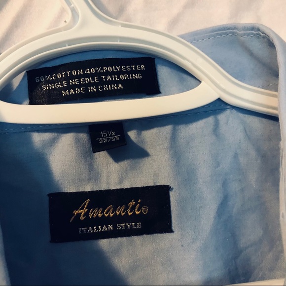 Men’s dress shirt Amanati 15.5 32/33 - Picture 8 of 8